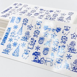 ***Голубой Фольгированный...